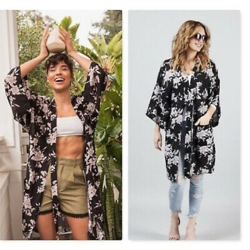 Floral kimono